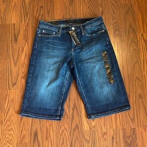 Banana Republic 10” denim shorts. Size 0